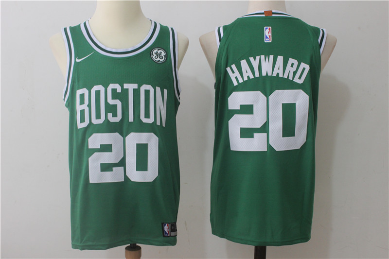 Men Boston Celtics #20 Hayward Green Game Nike NBA Jerseys->boston celtics->NBA Jersey